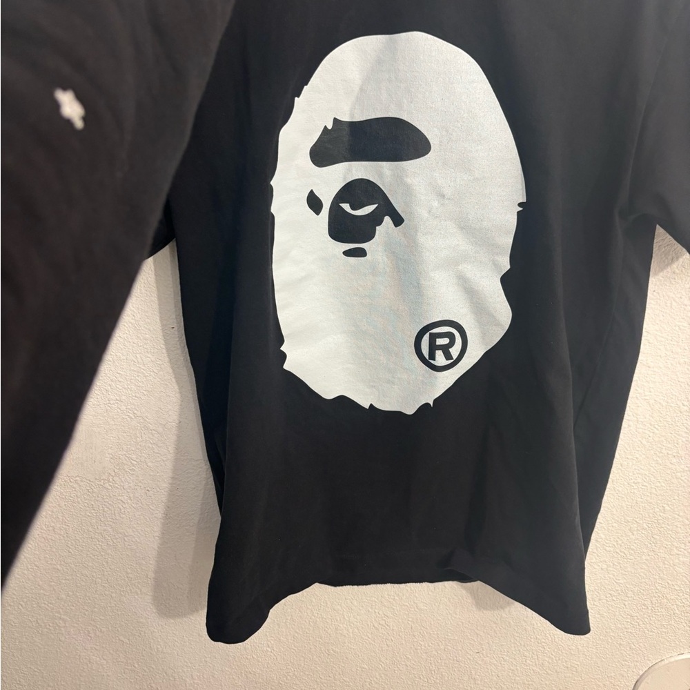 Bape Black and White Men's Shirt